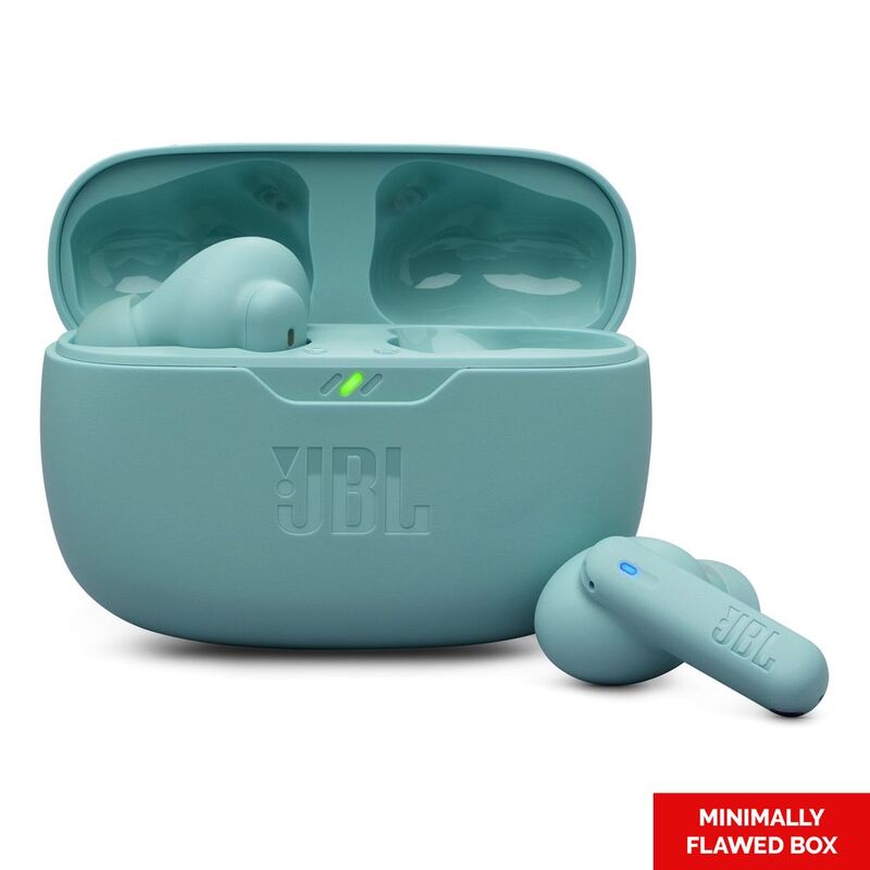 JBL Wave Beam 2 True Wireless Noise Cancelling Earbuds - Blue (Minimally Flawed Box)