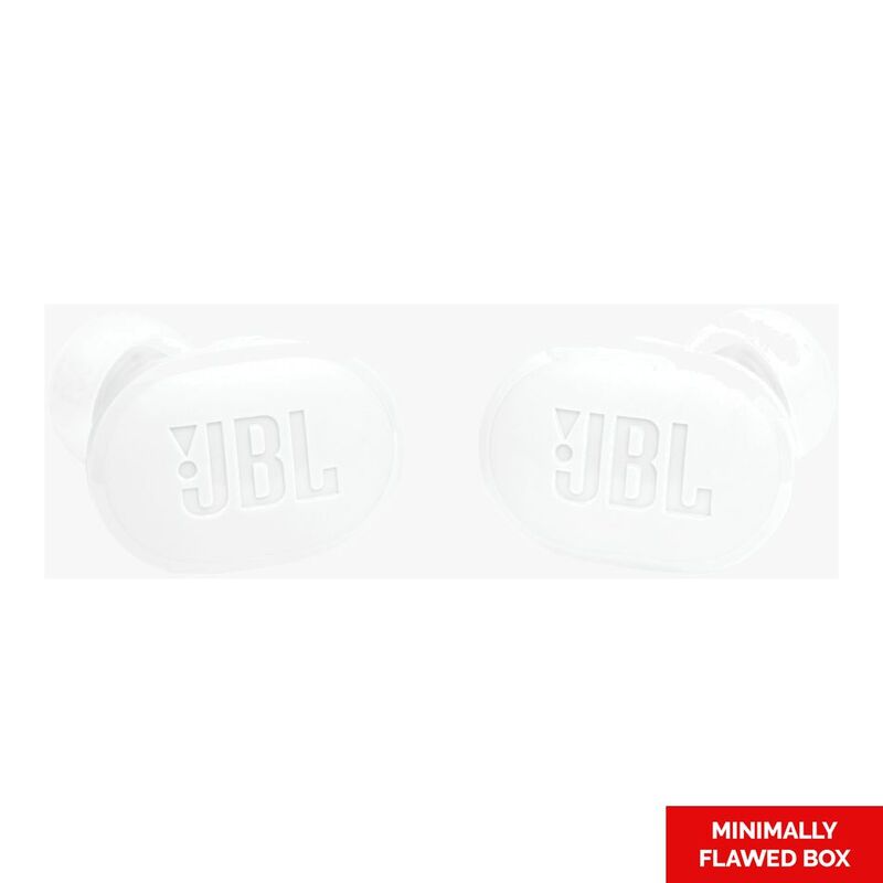 JBL Tune Wirless Earbuds - White (Minimally Flawed Box)