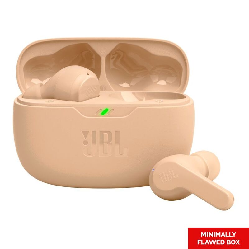 JBL Wave Beam True Wireless Earbuds - Beige (Minimally Flawed Box) JBL Wave Beam True Wireless Earbuds - Beige (Minimally Flawed Box)