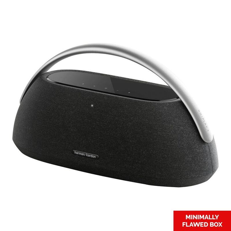 Harman Kardon Go Play 3 Portable Bluetooth Speaker - Black (Minimally Flawed Box) Harman Kardon Go Play 3 Portable Bluetooth Speaker - Black (Minimally Flawed Box)