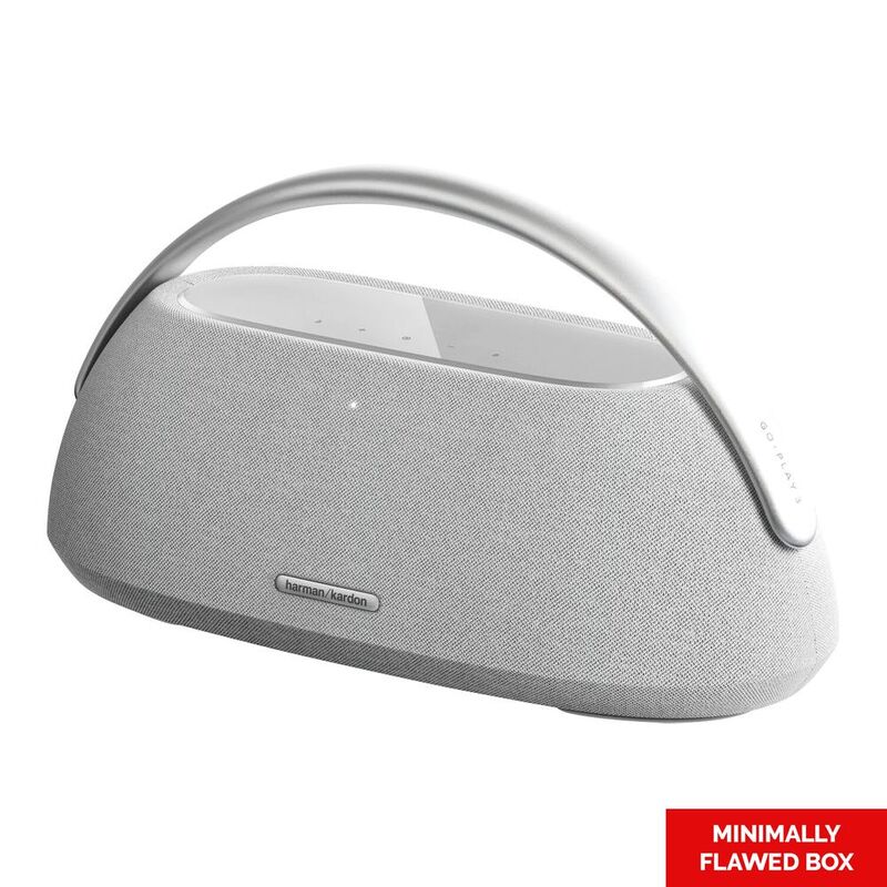 Harman Kardon Go Play 3 Portable Bluetooth Speaker - Grey (Minimally Flawed Box)
