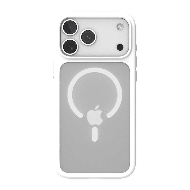 Power Support iPhone 17 Pro Solid Air Mag Case Frost - White