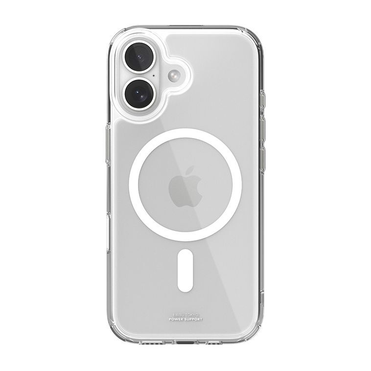 Power Support iPhone 17 Clear Air Jacket Mag Case Hybrid With Camera Button Power Support iPhone 17 Clear Air Jacket Mag Case Hybrid With Camera Button