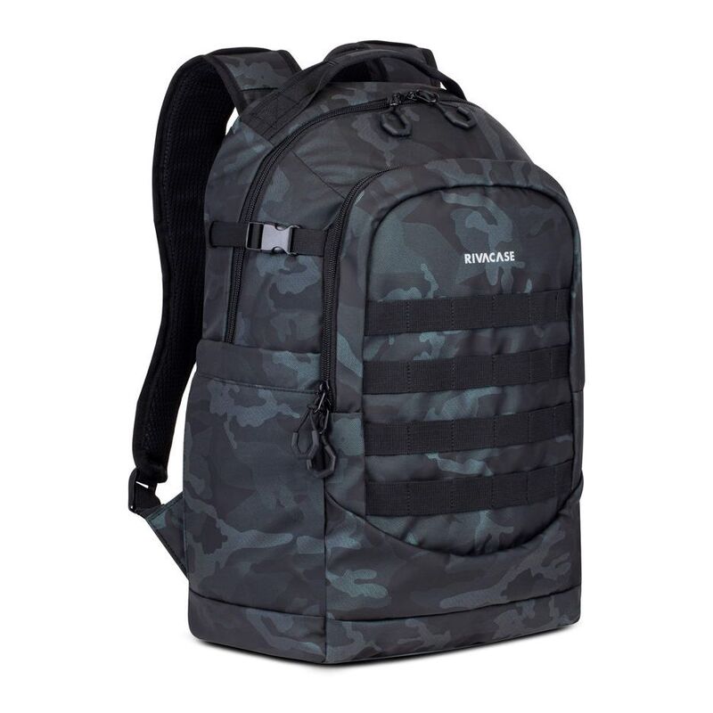 Rivacase 7631 Sherwood-Eco 28L Rucksack Backpack With 15.6-Inch Laptop Compartment- Navy Camo Rivacase 7631 Sherwood-Eco 28L Rucksack Backpack With 15.6-Inch Laptop Compartment- Navy Camo