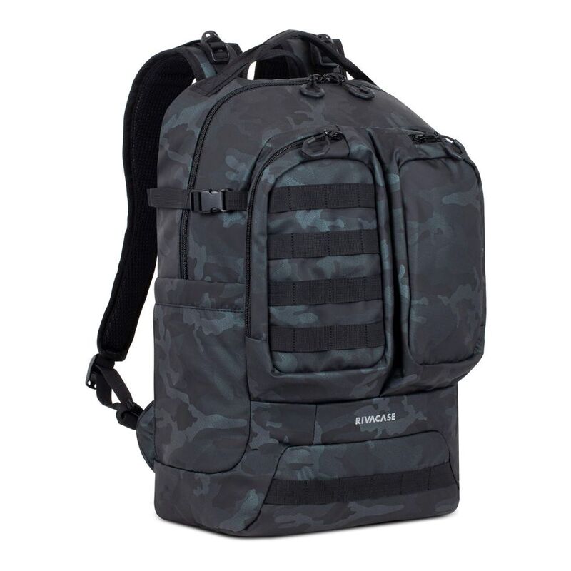 Rivacase 7661 Sherwood-Eco 32L Rucksack Backpack With 17.3-Inch Laptop Compartment- Navy Camo Rivacase 7661 Sherwood-Eco 32L Rucksack Backpack With 17.3-Inch Laptop Compartment- Navy Camo