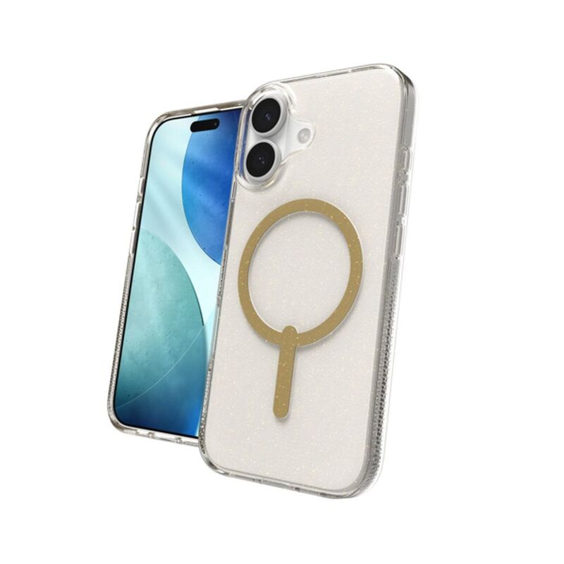 Zagg Cases Milan Snap For Apple iPhone 17 - Glitter Gold