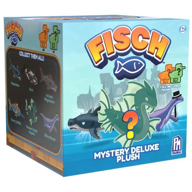 Phatmojo Fisch Mystery Deluxe S1 8-Inch Plush Toys (Assorted) Phatmojo Fisch Mystery Deluxe S1 8-Inch Plush Toys (Assorted)