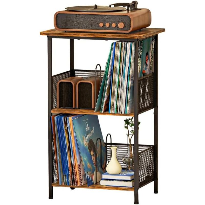 Echo Audio 3 Tier Display Stand For Turntable And Vinyl Records Echo Audio 3 Tier Display Stand For Turntable And Vinyl Records