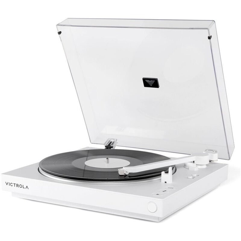 Victrola Automatic Turntable - White