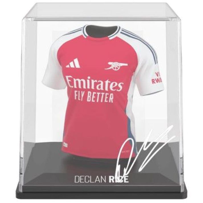 Splink Declan Rice (Arsenal) Signed Home Jersey 2024/25