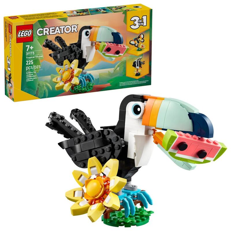 Lego Creator Wild Animals Tropical Toucan 31173 - (225 Pieces) Lego Creator Wild Animals Tropical Toucan 31173 - (225 Pieces)