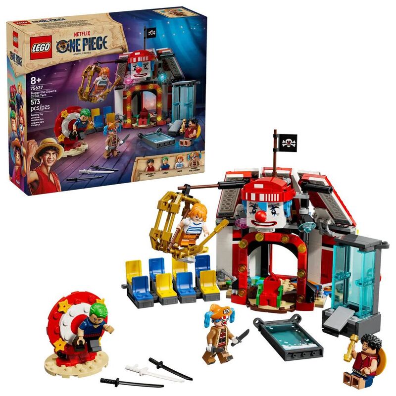 Lego One Piece Buggy The Clown'S Circus Tent 75637 - (573 Pieces) Lego One Piece Buggy The Clown'S Circus Tent 75637 - (573 Pieces)