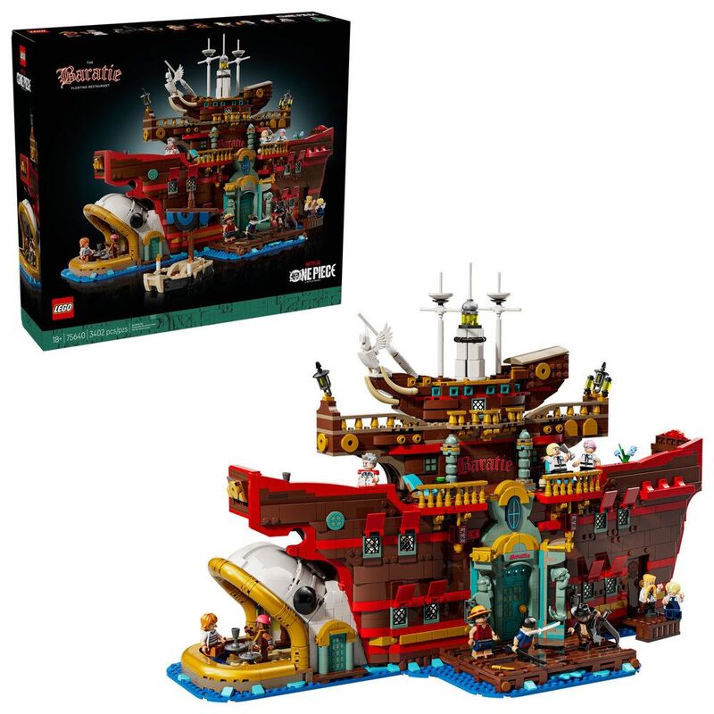 Lego One Piece The Floating Restaurant Baratie 75640 - (3402 Pieces)