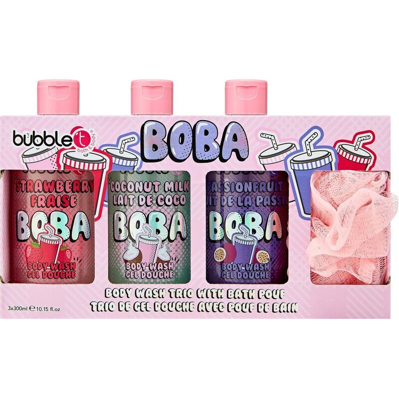 Bubble T Boba Shower Gel Gift 3 X300Ml Bubble T Boba Shower Gel Gift 3 X300Ml