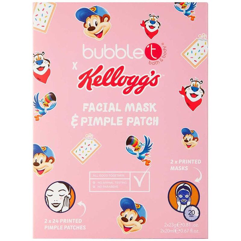 Bubble T Kelloggs Skincare Mask Set
