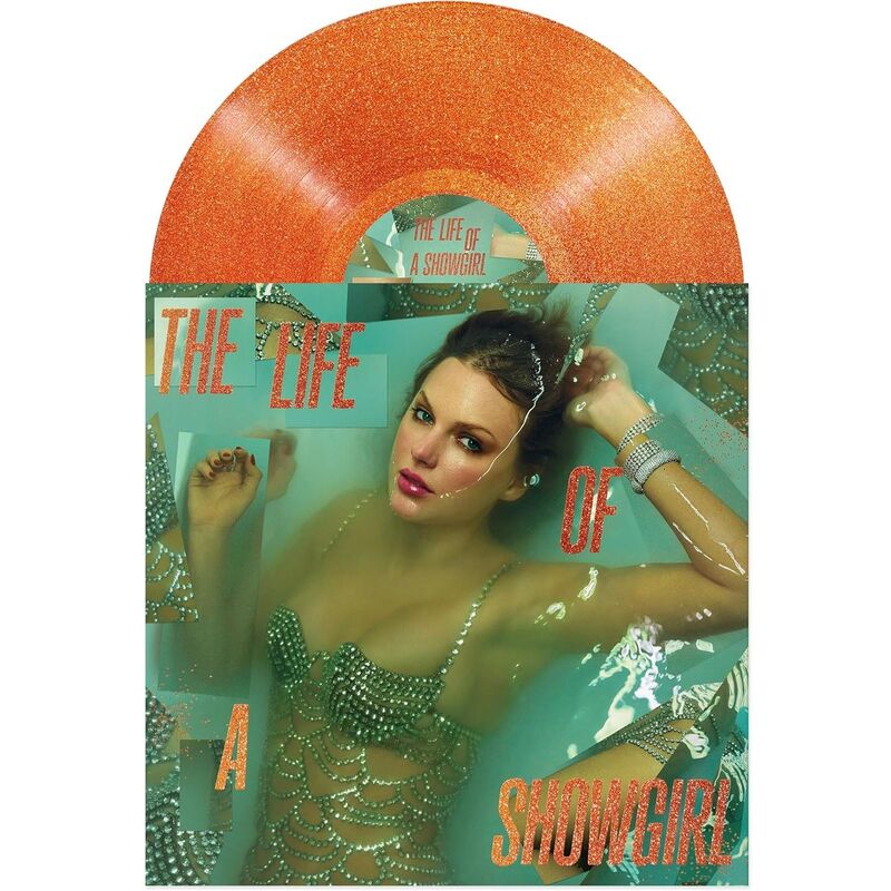 The Life Of A Showgirl (Sweat & Vanilla Perfume) (Orange Glitter Colored Vinyl) | Taylor Swift The Life Of A Showgirl (Sweat & Vanilla Perfume) (Orange Glitter Colored Vinyl) | Taylor Swift