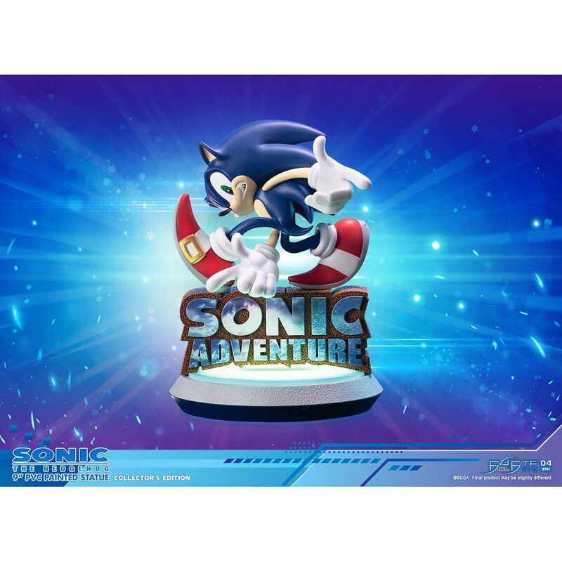 First 4 Figures Sonic Adventure - Sonic The Hedgehog (Collectors Edition) Non-Scale Pvc Statue First 4 Figures Sonic Adventure - Sonic The Hedgehog (Collectors Edition) Non-Scale Pvc Statue