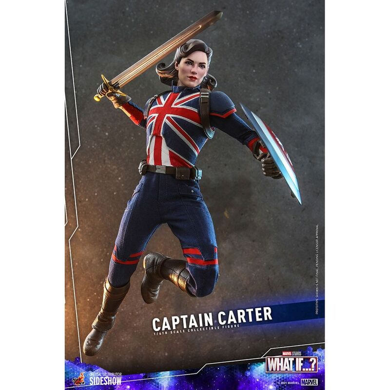 Hot Toys Marvel Series What If?: Captain Carter Sixth Scale Figure Hot Toys Marvel Series What If?: Captain Carter Sixth Scale Figure