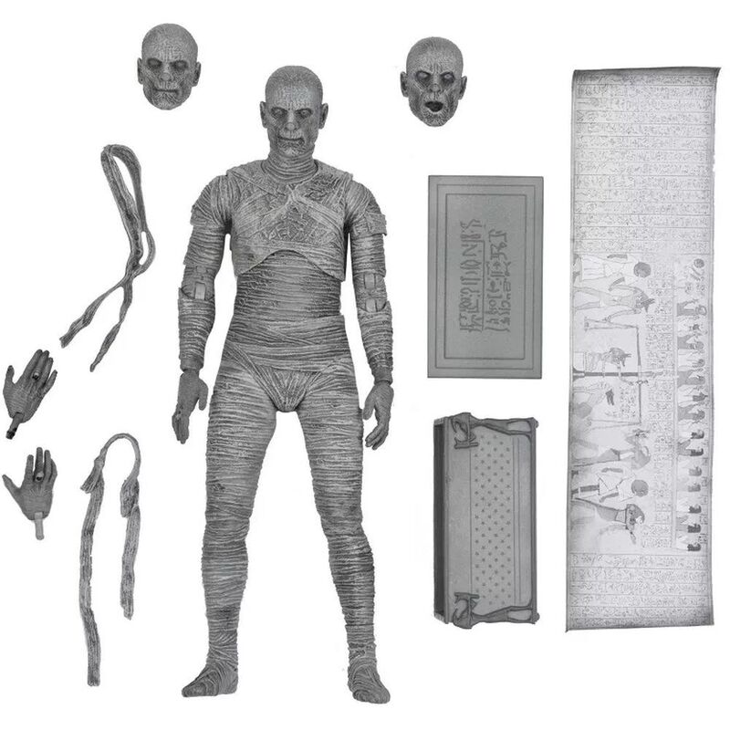 Neca Universal Monsters Ultimate Mummy (B&W) 7-Inch Action Figure Neca Universal Monsters Ultimate Mummy (B&W) 7-Inch Action Figure
