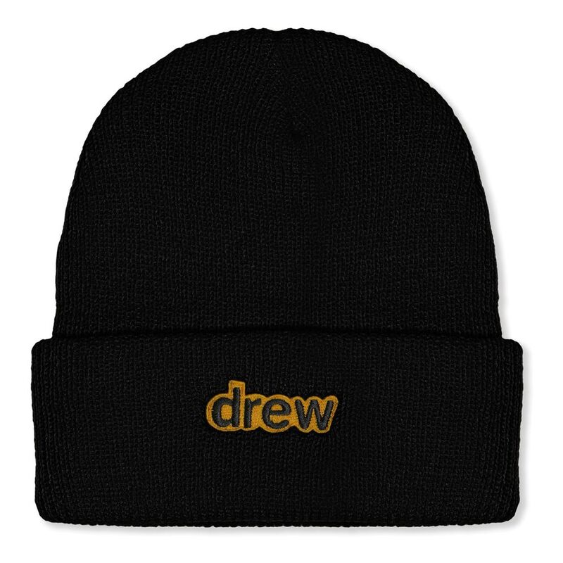 Drew House Secret Soft Rib Beanie Black Drew House Secret Soft Rib Beanie Black