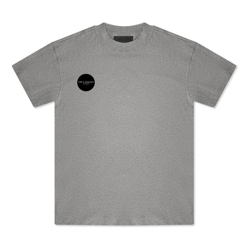 Fear of God Essential Logo T-Shirt In Jersey Grey Fear of God Essential Logo T-Shirt In Jersey Grey
