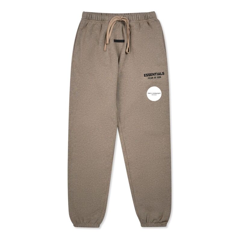 Fear of God Essential Sweatpants In Fleece Heather Grey Fear of God Essential Sweatpants In Fleece Heather Grey