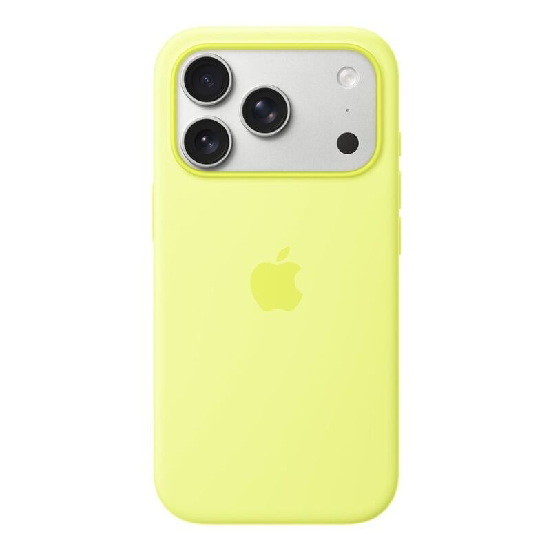 Apple iPhone 17 Pro Silicone Case with MagSafe - Neon Yellow