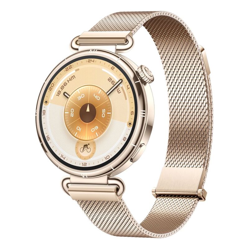 Huawei Watch GT 6 41mm Smartwatch - Gold With Gold Milanese Strap Huawei Watch GT 6 41mm Smartwatch - Gold With Gold Milanese Strap