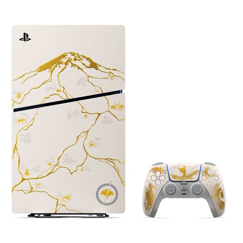 Sony Playstation PS5 Standard Slim Disk Console 1TB - Ghost of Yotei Limited Edition Bundle (CFI-2016)