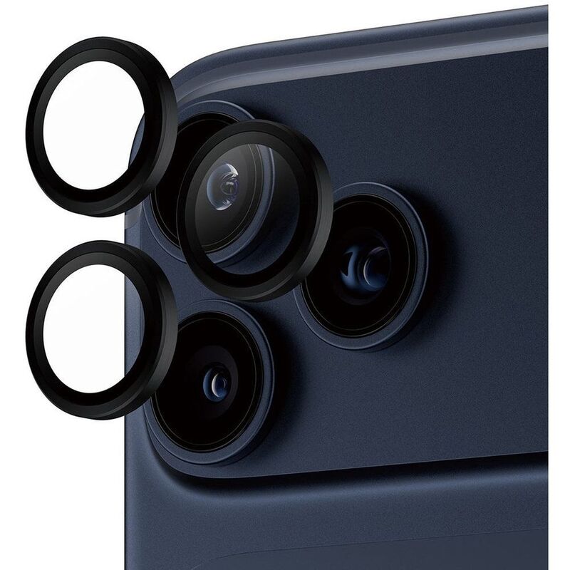 PanzerGlass iPhone 17 Pro Max/17 Pro/16 Pro Max/16 Pro Lens Protector Hoops Ceramic Rings - Black PanzerGlass iPhone 17 Pro Max/17 Pro/16 Pro Max/16 Pro Lens Protector Hoops Ceramic Rings - Black