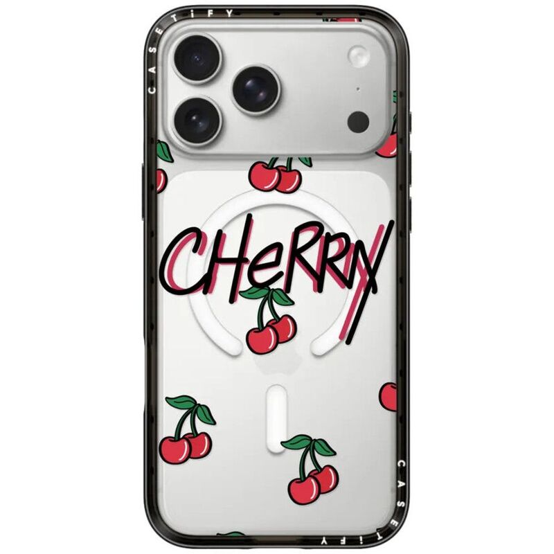 Casetify iPhone 17 Pro Max Impact Case MagSafe - Cherries / Black