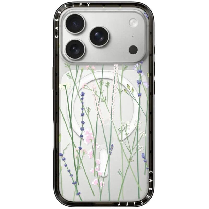 Casetify iPhone 17 Pro Impact Case MagSafe - Garden Florals / Black