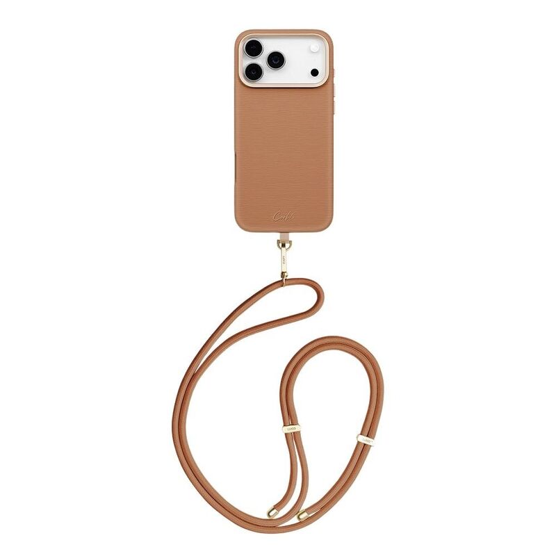 UNIQ iPhone 17 Pro Max Coehl Case Magnetic Charging Mirelle - Pecan Brown UNIQ iPhone 17 Pro Max Coehl Case Magnetic Charging Mirelle - Pecan Brown