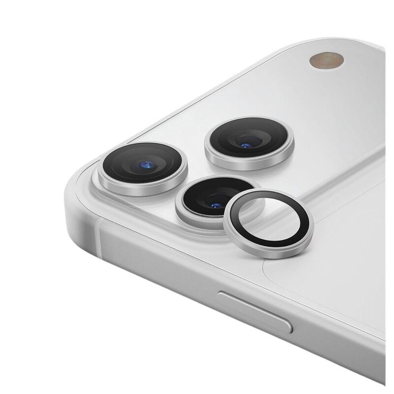 UNIQ iPhone 17 Pro/17 Pro Max Optix Lens Protection Aluguard - Sterling Silver