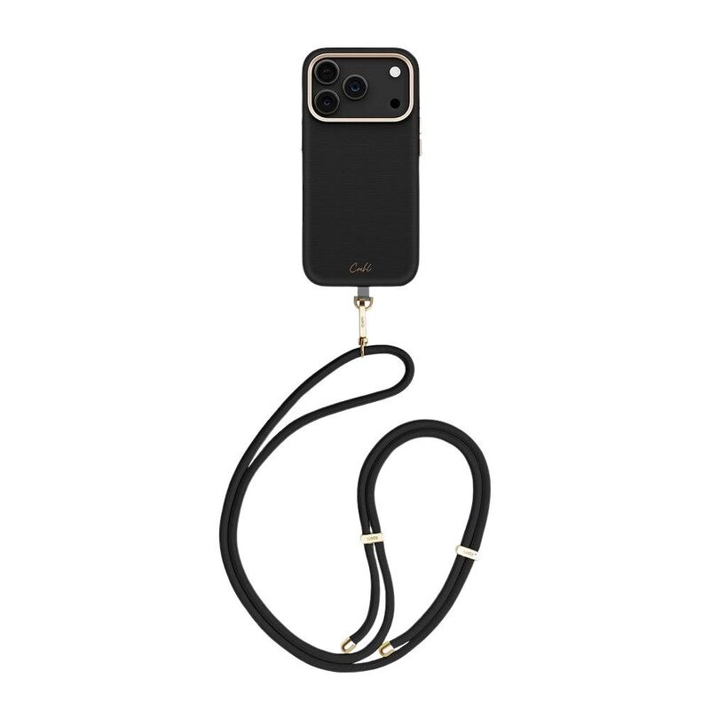 UNIQ iPhone 17 Pro Coehl Case Magnetic Charging Mirelle - Ebony UNIQ iPhone 17 Pro Coehl Case Magnetic Charging Mirelle - Ebony