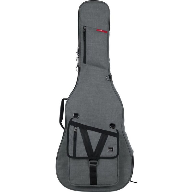 Gator GT-Acoustic-Gry Transit Acoustic Guitar Bag - Light Grey