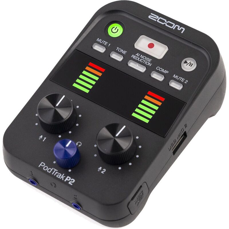 Zoom P2-Zoom Podtrak P2 Usb Mic Recorder- 2 Years Warranty Zoom P2-Zoom Podtrak P2 Usb Mic Recorder- 2 Years Warranty