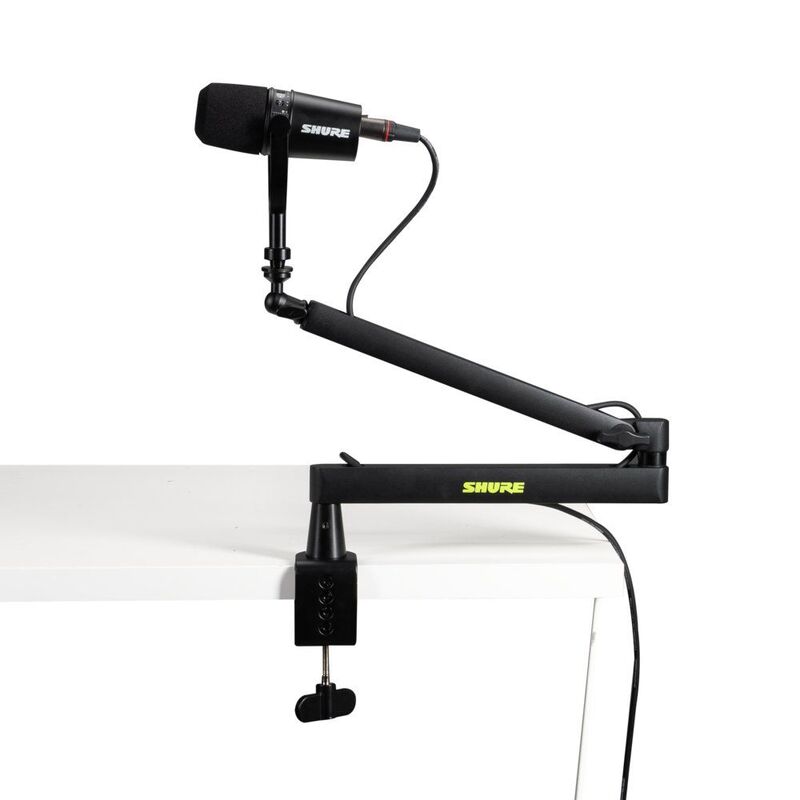 Gator SH-Broadcast2 Shure Low Profile Desk Mic Boom Stand Gator SH-Broadcast2 Shure Low Profile Desk Mic Boom Stand