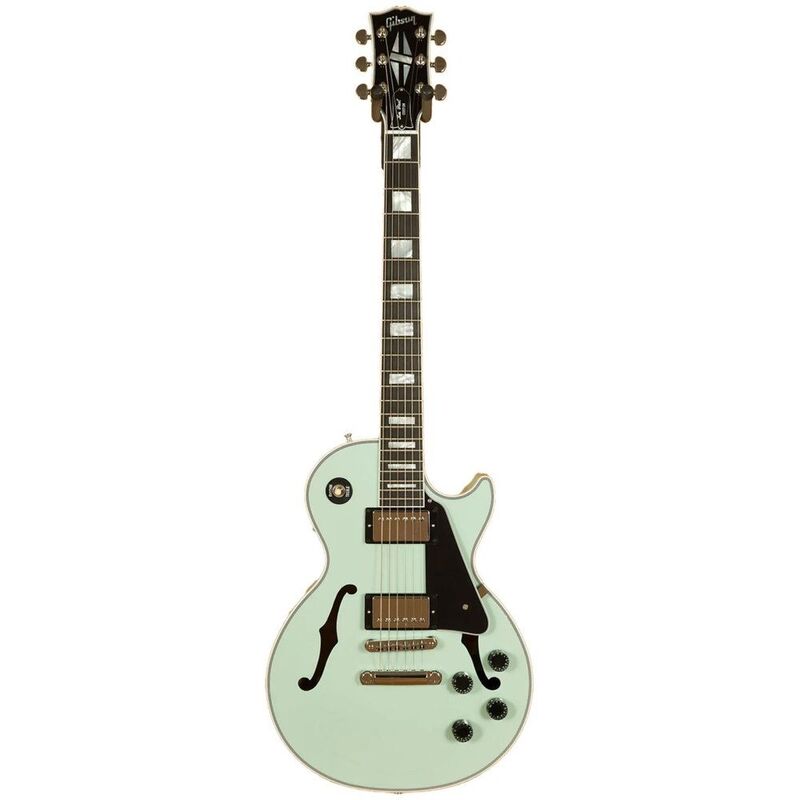 Gibson Custom Lpc-Psl22558 Les Paul Chambered F-Holes Electric Guitar - Kerry Green