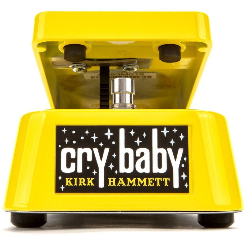 Jim Dunlop KH95Y Kirk Hammett Signature Cry Baby Wah Pedal - Yellow Sparkle