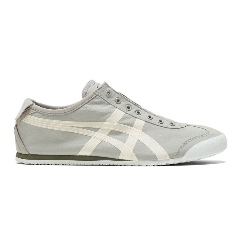 Onitsuka Tiger Mexico 66 Slip-On Womens Oyster Gray/White Sneakers Onitsuka Tiger Mexico 66 Slip-On Womens Oyster Gray/White Sneakers