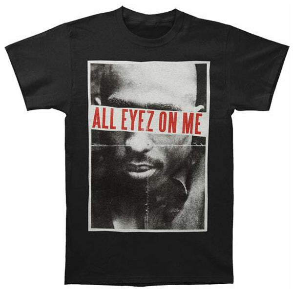 Rockoff Tupac - T-Shirt All Eyez Folded - Black Rockoff Tupac - T-Shirt All Eyez Folded - Black