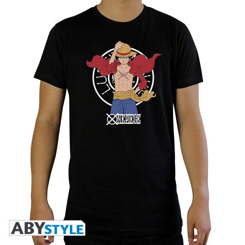 Abystyle One Piece - T-Shirt - Luffy New World Ss Black Abystyle One Piece - T-Shirt - Luffy New World Ss Black