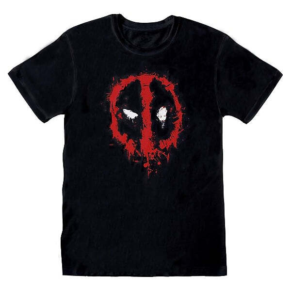 Rockoff Deadpoolplat Face Black T-Shirt Rockoff Deadpoolplat Face Black T-Shirt