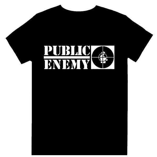 Rockoff Public Enemy - T-Shirt Crosshairs L Logo - Black Rockoff Public Enemy - T-Shirt Crosshairs L Logo - Black