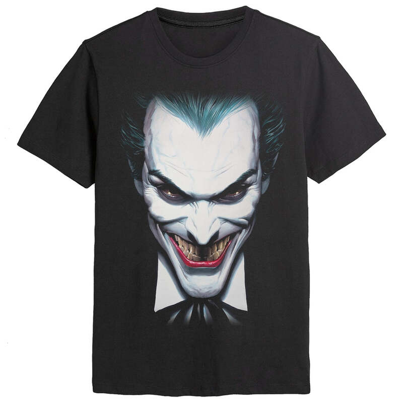 Rockoff The Joker'S Face Black T-Shirt Rockoff The Joker'S Face Black T-Shirt