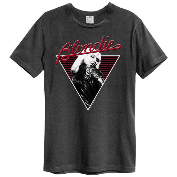 Amplified Blondie - Blondie 74' Amplified Vintage Charcoal T-Shirt Amplified Blondie - Blondie 74' Amplified Vintage Charcoal T-Shirt