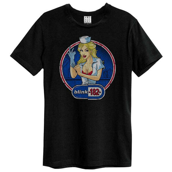 Amplified Blink 182 - Enema Of The State Amplified Vintage Black T-Shirt Amplified Blink 182 - Enema Of The State Amplified Vintage Black T-Shirt