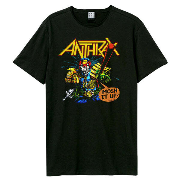 Amplified T-Shirt - Anthrax - I Am The Law Amplified Vintage Black Amplified T-Shirt - Anthrax - I Am The Law Amplified Vintage Black