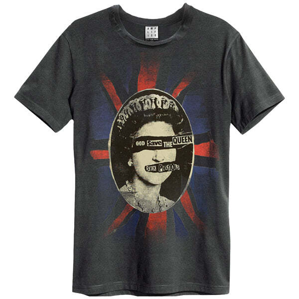 Amplified Sex Pistolsex Pistols Queen Amplified Vintage Charcoal T-Shirt Amplified Sex Pistolsex Pistols Queen Amplified Vintage Charcoal T-Shirt